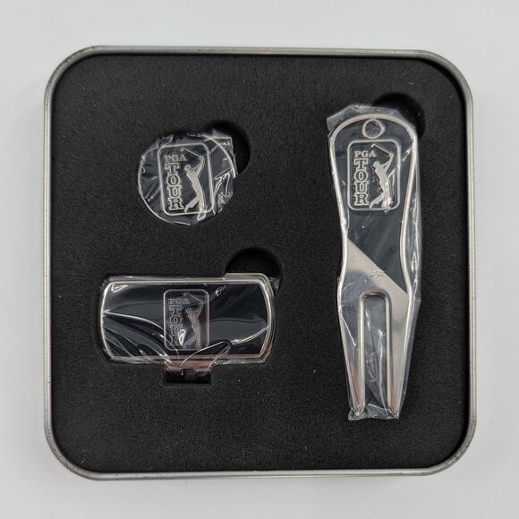 PGA Tour Other - PGA Golf Tour Tool Set Hat Clip Ball Marker Divot